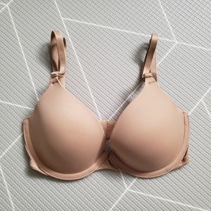BNWT Victoria's Secret PINK Nude Tshirt Bra 28C